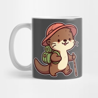 Funny otter Hiking Mug